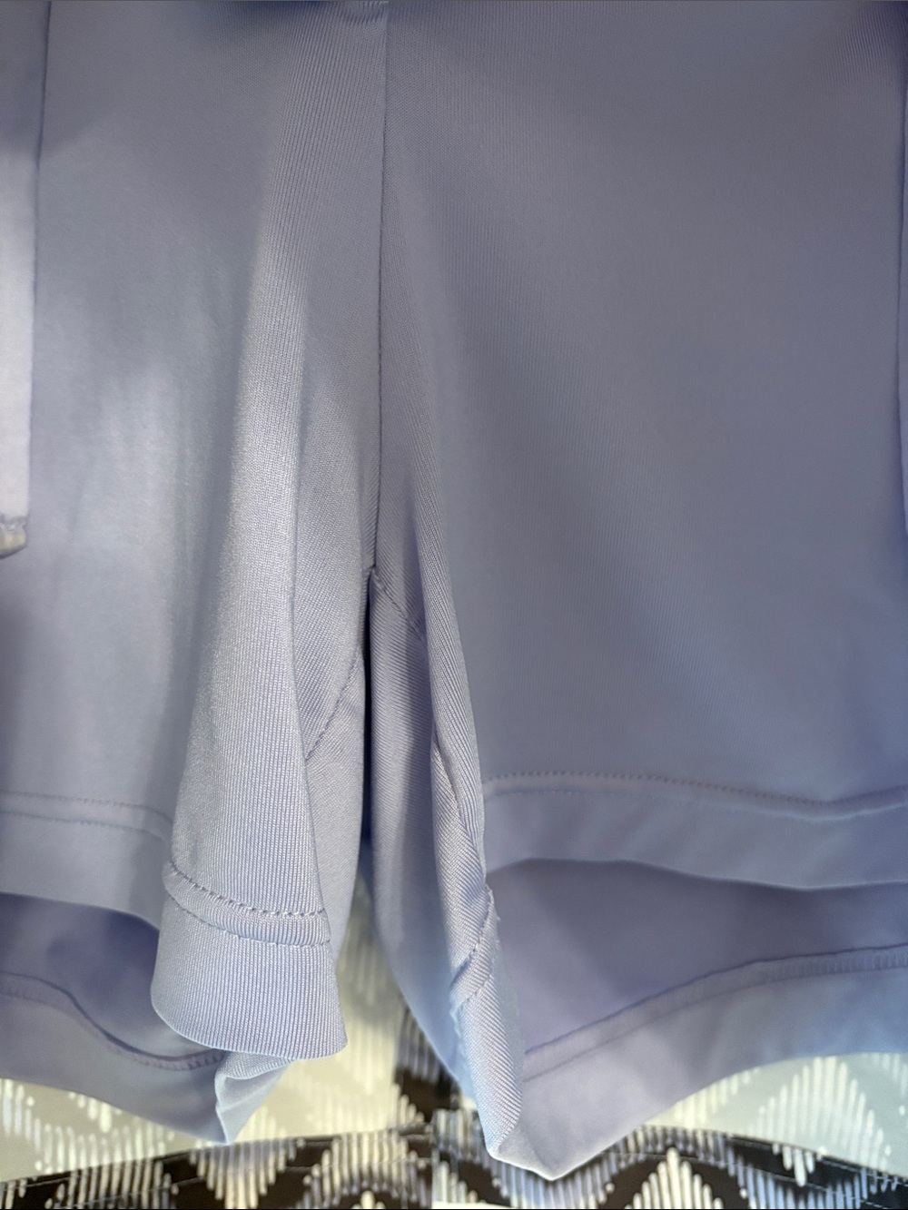 EUC Slazenger Lavender, Gray & Ivory Chevron Golf Skort w/ Pockets plus a top - Picture 16 of 16